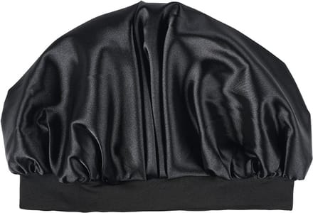 Beauty Pillow® Satin Bonnet - Black (verstelbaar)