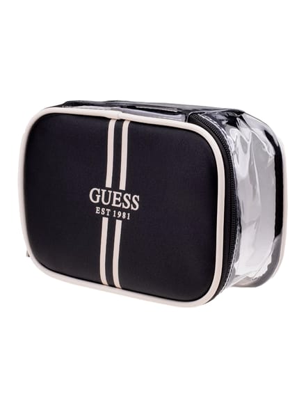 GUESS Cosmetische tas Mildred Cosmetic Case Black Zwart