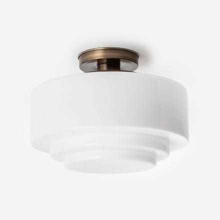 Plafonnière Getrapt Ø 35 20's Brons - Art Deco Trade