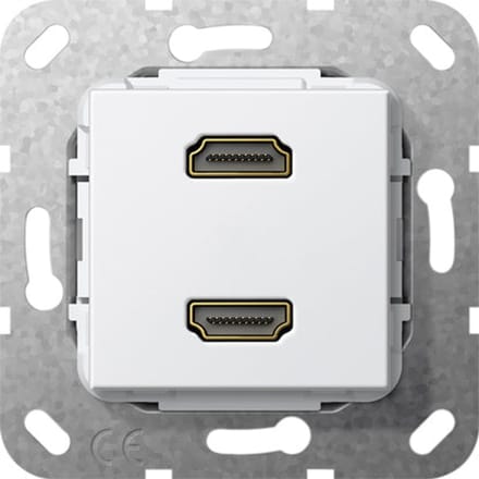 Gira Dual Hdmi Breakout Kabel Basis Element Wit - 567203