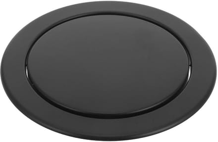 Afvaldeksel - Inbouw Deksel - Keuken Badkamer - Ruimtebesparend Ontwerp - 252 cm Diameter - Zwart