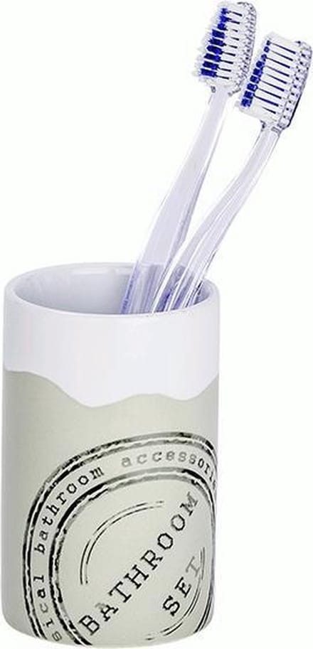 Beker Wenko Bathroom Keramiek Wit 7.5x10.6x7.5cm