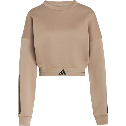 adidas Sweater Dames Hyperglam Beige - Maat XL