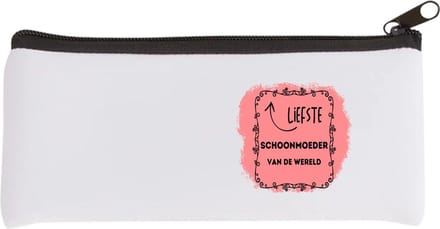 Akyol - de liefste schoonmoeder van de wereld Etui - Schoonmoeder - de liefste schoonmoeder - moeder cadeautjes - moederdag - verjaardag - geschenk - kado - 20 bij 9 cm