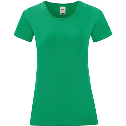 Dames-T-shirt Fruit of the Loom Iconic 150