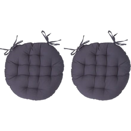 Eazy Living Stoelkussen Lys Grijs - 38 cm x 38 cm - 4 Stuks