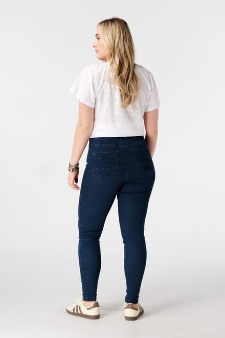 MS Mode Tregging Tregging met denim look