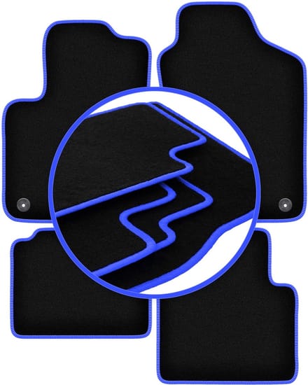 CARLUX-BLUE automatten voor: Fiat 500 Hybrid hatchback (2020-)
