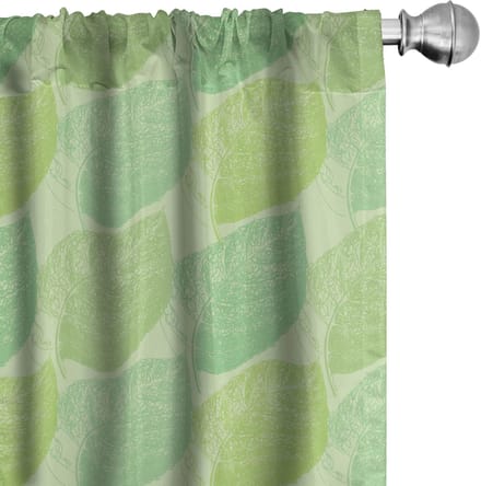 ABAKUHAUS – Gardijnen Geometrisch – 2x75x225 cm – Groen