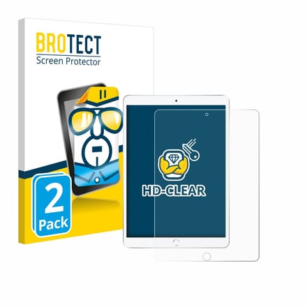 BROTECT - Screenprotector voor Apple iPad Air 2019 (3. Gen.) - Folie Beschermfolie transparant 2 Stuks