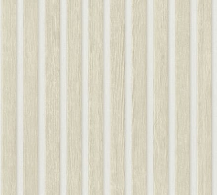 LATTENWAND BEHANG | industrieel - Beige Wit - A.S. Création Elements 2
