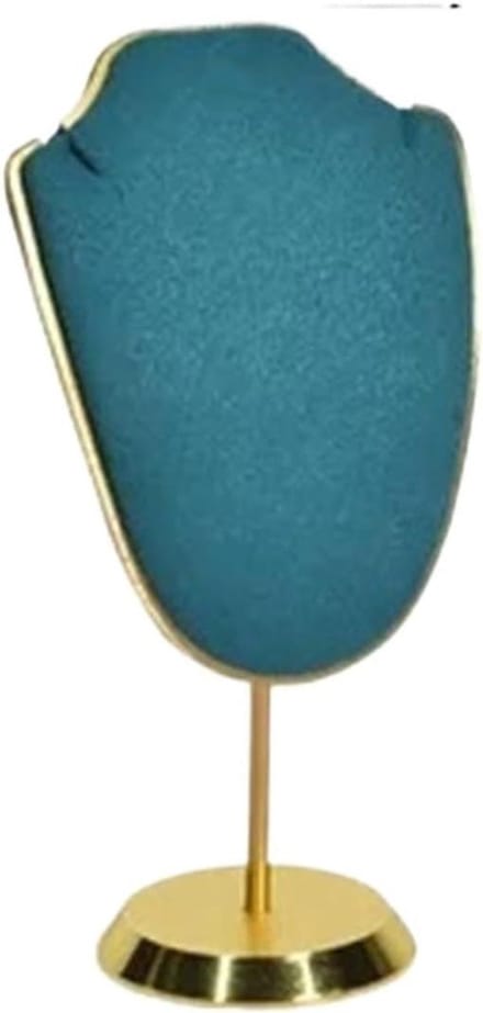 Sieraden Buste - Hanger Display - Sieraden Presenteren - Stabiele Basis - 11 cm Hoogte - Blauw