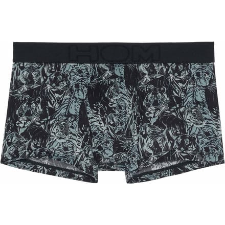 HOM heren temptation microfiber boxer tigers zwart & grijs