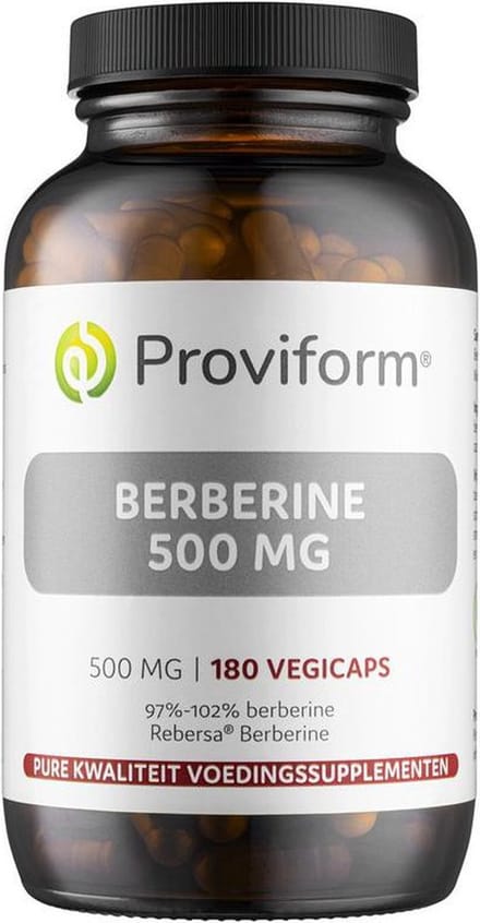 Proviform - Berberine 500mg - Rebersa - 180 Vegetarische capsules