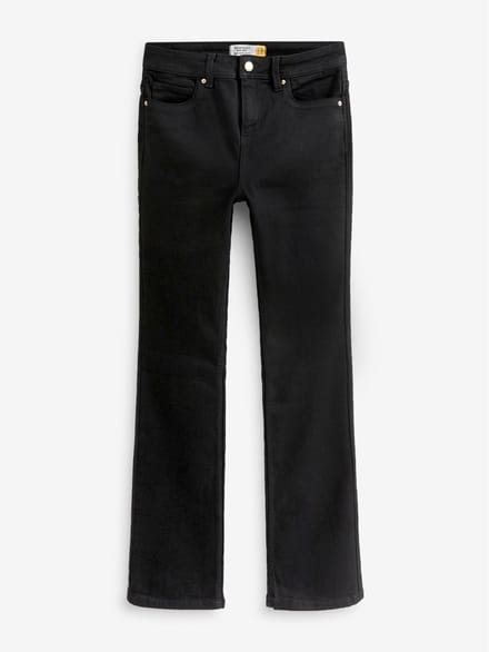 Next - Dames - Superzachte bootcut-jeans - Zwart