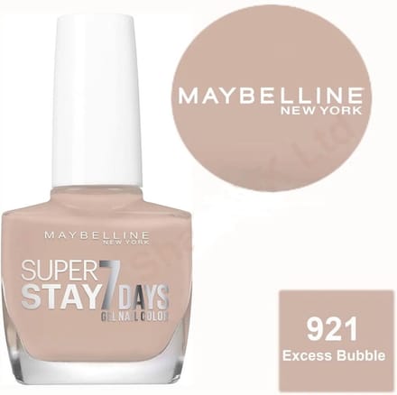 MAYBELLINE NAGELLAK GEL SUPERSTAY 7 DAYS 921 Excess Bubbles