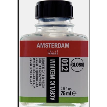 Médium - Peinture acrylique - Brillant - Amsterdam - Flacon 75ml