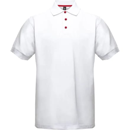 Polo met contrasterende knopen Pen Duick