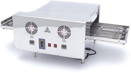 Pizza Oven met Transportband - 2 Pizza's Ø 20 cm - 30 Pizza's/U