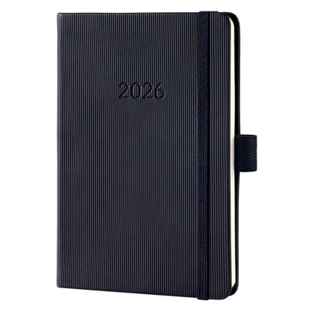 Sigel weekagenda 2026 Conceptum - formaat A6 - zwart - hardcover - SI-C2613