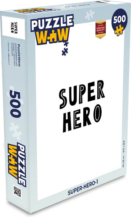 Puzzel Jongens - Quotes - Super hero - Kind - Spreuken - Legpuzzel - Puzzel 500 stukjes