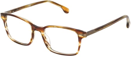 Lozza VL4095 Striato marrone+giallo 52/19/140 MAN Brilmonturen
