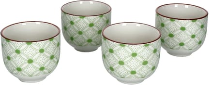 Set van 4 theemokken 100ml Lime Rio - Ritzenhoff 744835