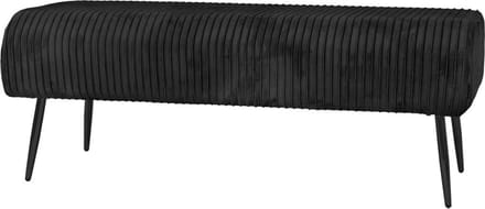 Riverdale Bankje Jessie - Zwart - 129cm