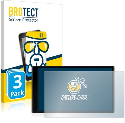 Screenprotector 3 Stuks voor Garmin DriveSmart 65 / 61 Beschermglas transparant