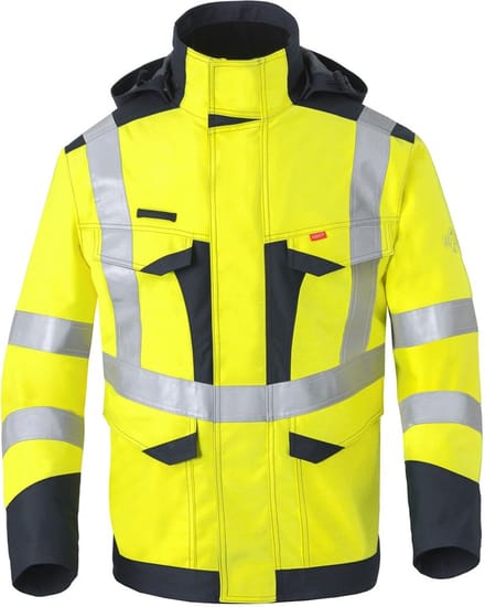Havep 50248 Parka Fluo Geel/Marine maat M