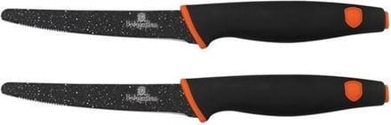 Berlinger Haus - 2303 -2-delige steakmessenset met marmeren coating - Granit Diamond Line