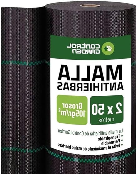 Tuinnet - Onkruiddoek - Onkruid weren - Sterk ademend weefsel - 2 x 50 meter - Zwart