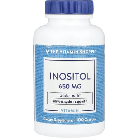 The Vitamin Shoppe, Inositol, 650 mg, 100 capsules