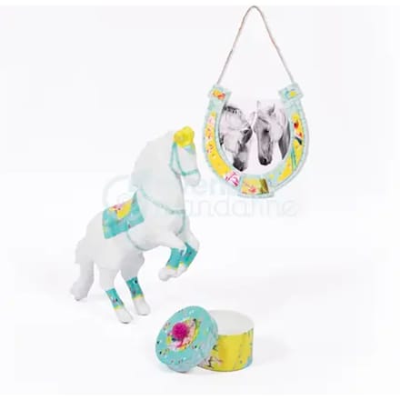 Creatieve doos decopatch paardrijden Avenue Mandarine
