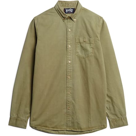 Superdry Merchant Overhemd Met Lange Mouwen Groen 2XL Man