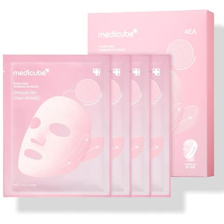 medicube - PDRN Pink Tension Up Mask Set 34g x 4 sheets