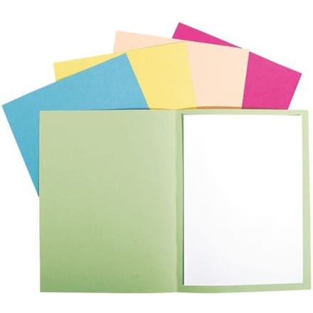 Exacompta FOREVER 170 - Pak van 100 dossiermappen 170g/m2- 24x32cm voor A4. - Geassorteerd - 420000E