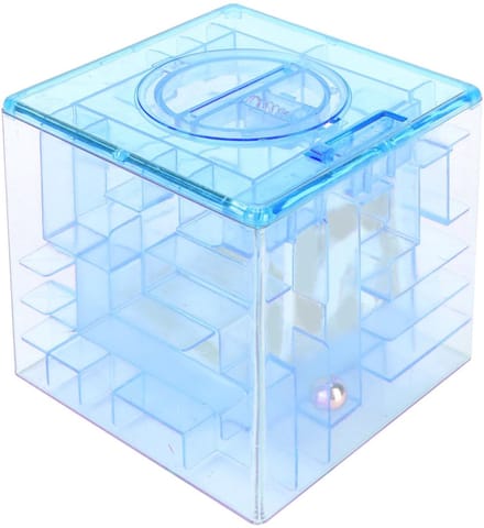 Allecto - Box Maze G Coin Saving Box - Interactieve Spaarpot - Blauw