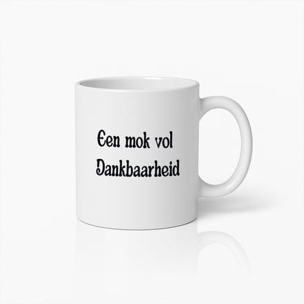 Een Mok Vol Dankbaarheid – Perfect Bedankcadeau Mok