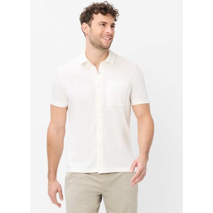 Brax Heren Poloshirt  Style PIROZ offwhite, crèmewit, maat M
