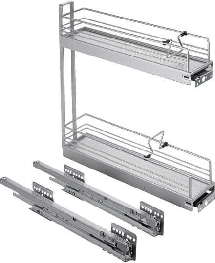 Kesseböhmer 15 cm-voorraadlade CLASSIC 90° 2 etages met 3D-Adjust
