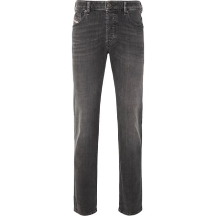 Diesel D-Yennox taps toelopende donkergrijze jeans