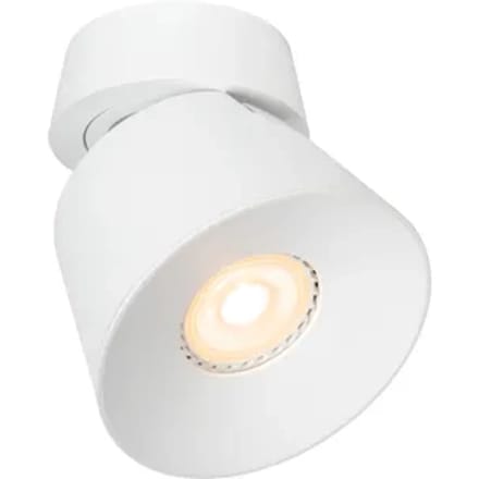 Lucide TRIGONO - Plafondspot (Plafondlamp) - Ø 10,5 cm - 1xGU10 (MR16) - Wit