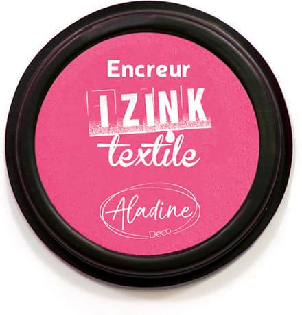 Encreur Izink Textile Framboise Dahlia