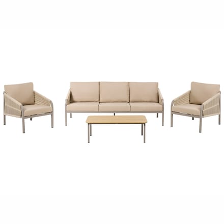MURATO - Loungeset 5-zits - Beige - Aluminium