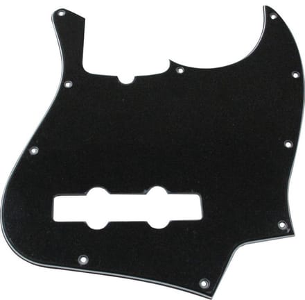 Fender Pickguard standaard Jazz bas zwart 3-Ply - Pickguard voor basgitaar