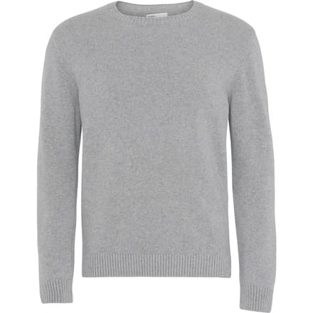 Wollen trui met ronde hals Colorful Standard Classic Merino heather grey