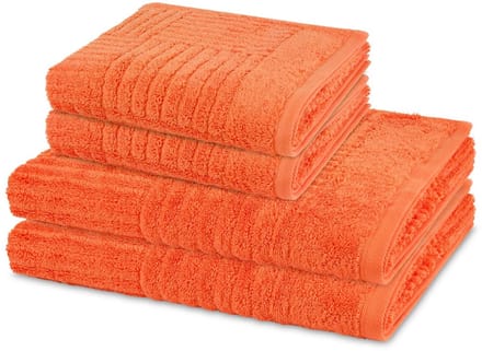 Ross Sonstiges 2 X handdoek 2 X douchehanddoek - in set 4 pack Carre