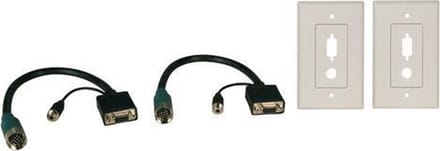 Tripp Lite EZA-VGAAF-2 kabeladapter/verloopstukje HD15&3.5mm