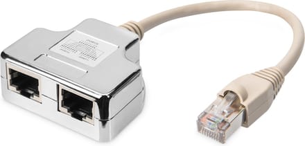 Digitus Cat5 kabel 0.19 meter Wit